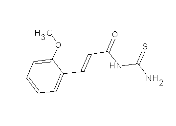 N-(aminocarbonothioyl)-3-(2-methoxyphenyl)acrylamide