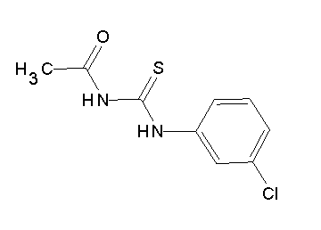 N-{[(3-chlorophenyl)amino]carbonothioyl}acetamide