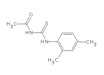 N-{[(2,4-dimethylphenyl)amino]carbonothioyl}acetamide