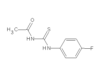 N-{[(4-fluorophenyl)amino]carbonothioyl}acetamide