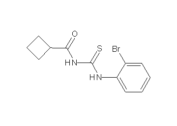 N-{[(2-bromophenyl)amino]carbonothioyl}cyclobutanecarboxamide
