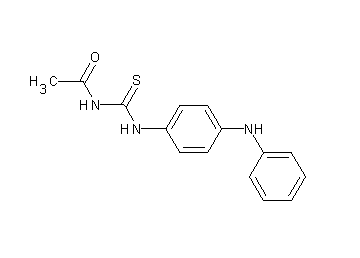 N-{[(4-anilinophenyl)amino]carbonothioyl}acetamide