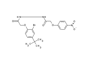 2-(2-bromo-4-tert-butylphenoxy)-N'-[(4-nitrophenoxy)acetyl]acetohydrazide