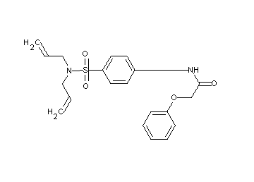 N-{4-[(diallylamino)sulfonyl]phenyl}-2-phenoxyacetamide