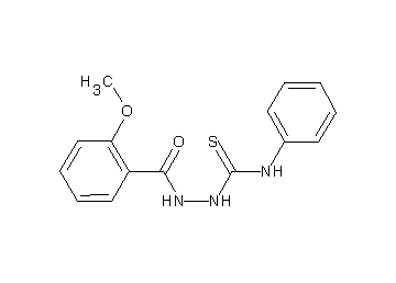 2-(2-methoxybenzoyl)-N-phenylhydrazinecarbothioamide - Click Image to Close
