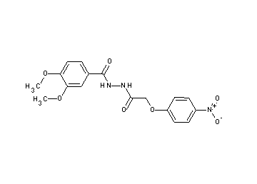 3,4-dimethoxy-N'-[(4-nitrophenoxy)acetyl]benzohydrazide