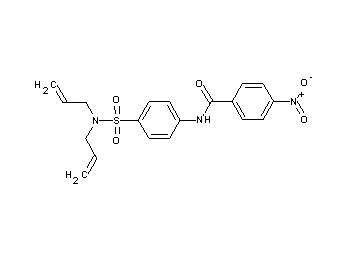 N-{4-[(diallylamino)sulfonyl]phenyl}-4-nitrobenzamide