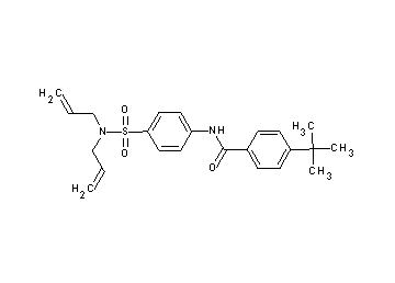 4-tert-butyl-N-{4-[(diallylamino)sulfonyl]phenyl}benzamide