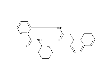 N-cyclohexyl-2-[(1-naphthylacetyl)amino]benzamide