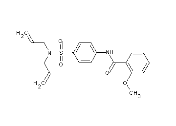 N-{4-[(diallylamino)sulfonyl]phenyl}-2-methoxybenzamide