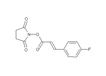 1-{[3-(4-fluorophenyl)acryloyl]oxy}-2,5-pyrrolidinedione