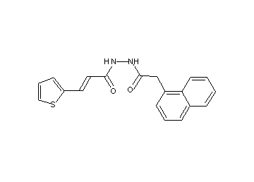 N'-(1-naphthylacetyl)-3-(2-thienyl)acrylohydrazide
