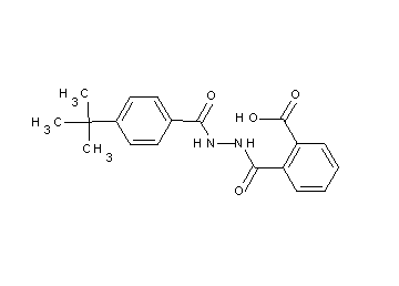 2-{[2-(4-tert-butylbenzoyl)hydrazino]carbonyl}benzoic acid