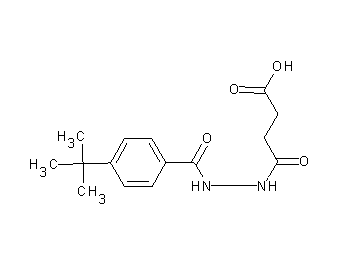 4-[2-(4-tert-butylbenzoyl)hydrazino]-4-oxobutanoic acid