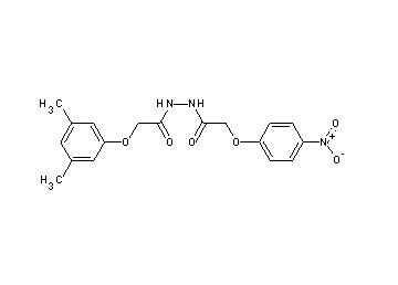 2-(3,5-dimethylphenoxy)-N'-[(4-nitrophenoxy)acetyl]acetohydrazide
