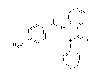 2-[(4-methylbenzoyl)amino]-N-phenylbenzamide