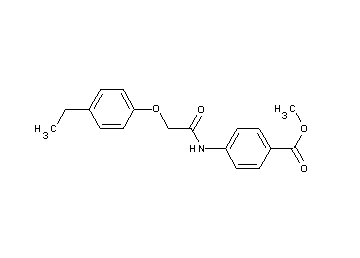 methyl 4-{[(4-ethylphenoxy)acetyl]amino}benzoate