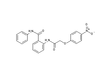 2-{[(4-nitrophenoxy)acetyl]amino}-N-phenylbenzamide