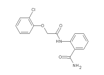 2-{[(2-chlorophenoxy)acetyl]amino}benzamide