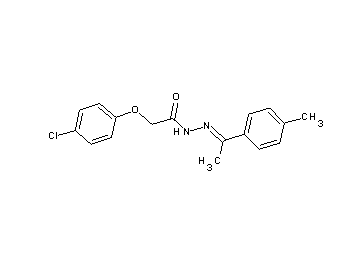 2-(4-chlorophenoxy)-N'-[1-(4-methylphenyl)ethylidene]acetohydrazide