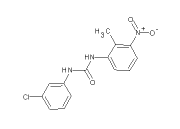 N-(3-chlorophenyl)-N'-(2-methyl-3-nitrophenyl)urea