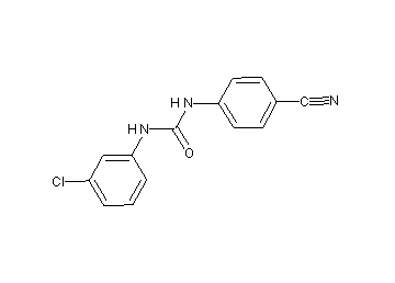 N-(3-chlorophenyl)-N'-(4-cyanophenyl)urea