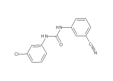 N-(3-chlorophenyl)-N'-(3-cyanophenyl)urea