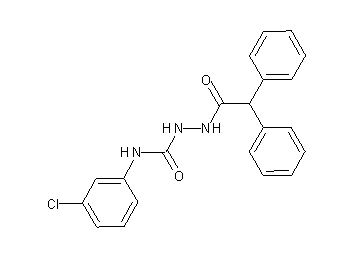 N-(3-chlorophenyl)-2-(diphenylacetyl)hydrazinecarboxamide