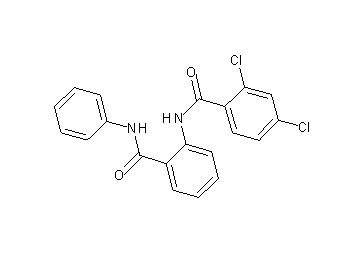 N-[2-(anilinocarbonyl)phenyl]-2,4-dichlorobenzamide