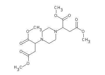 tetramethyl 2,2'-(1,4-piperazinediyl)disuccinate