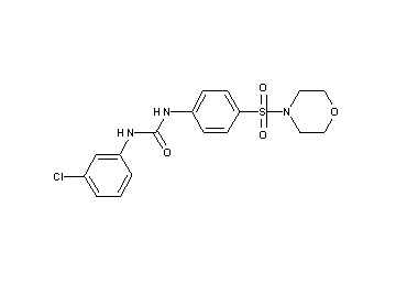 N-(3-chlorophenyl)-N'-[4-(4-morpholinylsulfonyl)phenyl]urea