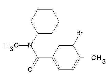 3-bromo-N-cyclohexyl-N,4-dimethylbenzamide