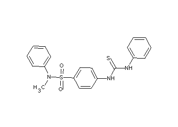 4-[(anilinocarbonothioyl)amino]-N-methyl-N-phenylbenzenesulfonamide