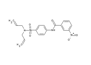 N-{4-[(diallylamino)sulfonyl]phenyl}-3-nitrobenzamide