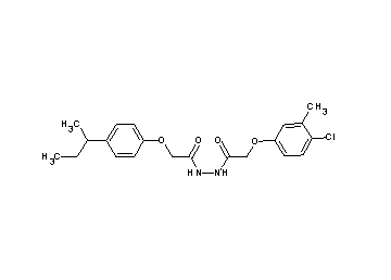 2-(4-sec-butylphenoxy)-N'-[(4-chloro-3-methylphenoxy)acetyl]acetohydrazide