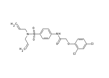 N-{4-[(diallylamino)sulfonyl]phenyl}-2-(2,4-dichlorophenoxy)acetamide