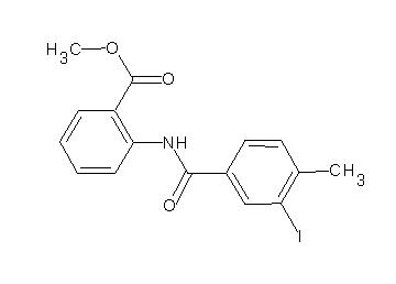 methyl 2-[(3-iodo-4-methylbenzoyl)amino]benzoate