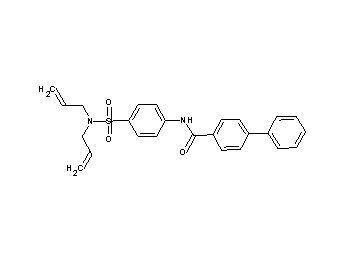 N-{4-[(diallylamino)sulfonyl]phenyl}-4-biphenylcarboxamide
