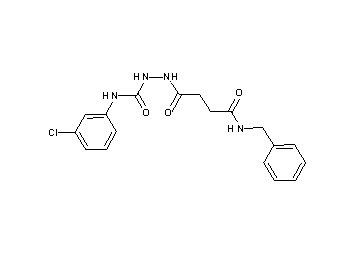 2-[4-(benzylamino)-4-oxobutanoyl]-N-(3-chlorophenyl)hydrazinecarboxamide