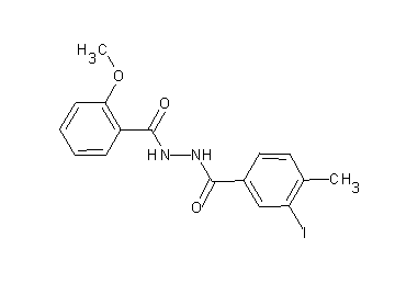 3-iodo-N'-(2-methoxybenzoyl)-4-methylbenzohydrazide