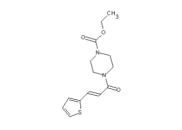 ethyl 4-[3-(2-thienyl)acryloyl]-1-piperazinecarboxylate