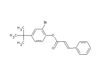 2-bromo-4-tert-butylphenyl 3-phenylacrylate