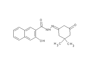 N'-(3,3-dimethyl-5-oxocyclohexylidene)-3-hydroxy-2-naphthohydrazide