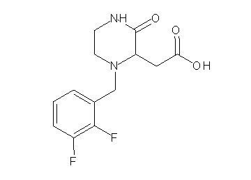 [1-(2,3-difluorobenzyl)-3-oxo-2-piperazinyl]acetic acid