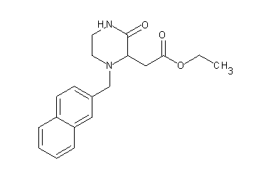 ethyl [1-(2-naphthylmethyl)-3-oxo-2-piperazinyl]acetate