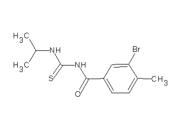 3-bromo-N-[(isopropylamino)carbonothioyl]-4-methylbenzamide