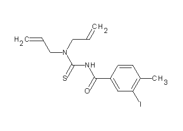 N-[(diallylamino)carbonothioyl]-3-iodo-4-methylbenzamide