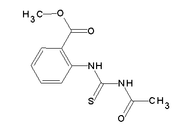 methyl 2-{[(acetylamino)carbonothioyl]amino}benzoate