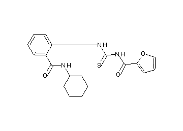 N-[({2-[(cyclohexylamino)carbonyl]phenyl}amino)carbonothioyl]-2-furamide