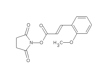 1-{[3-(2-methoxyphenyl)acryloyl]oxy}-2,5-pyrrolidinedione